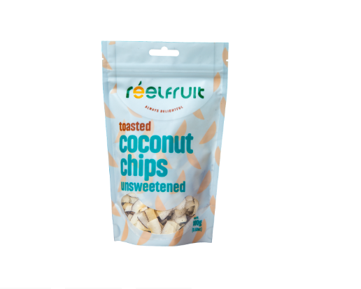 100g Unsweetened Coconut Chips x 24